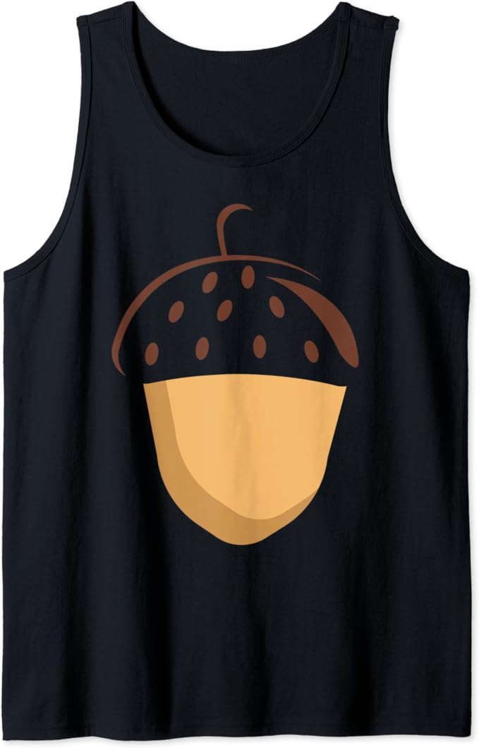Big Acorn Costume Cute Easy Food Halloween Gift Tank Top